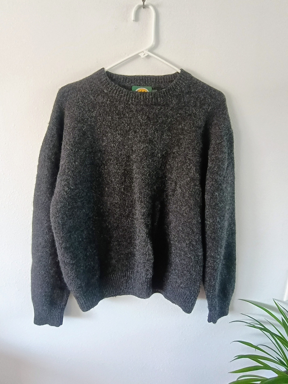 Cabela’s Mens Large Wool Blend Sweater Charcoal Gray Crewneck Outdoor Heritage